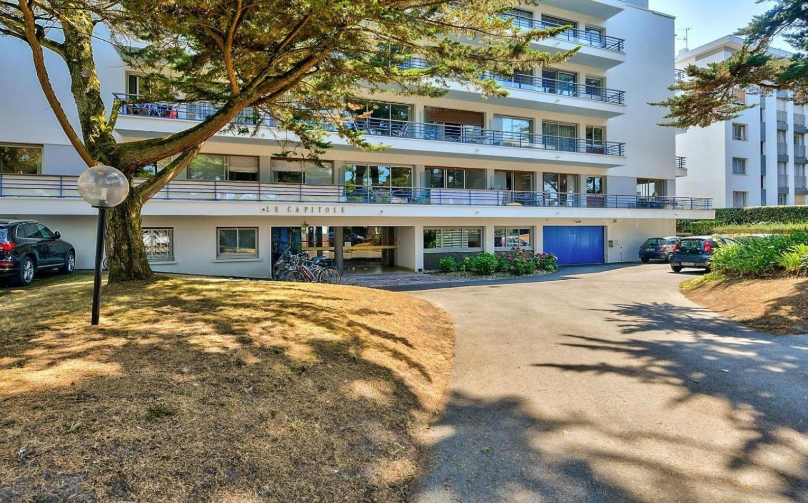 Le Capitole - Studio Plage Benoit Dans Residence Face Mer Ла-Боль-Эскублак Экстерьер фото