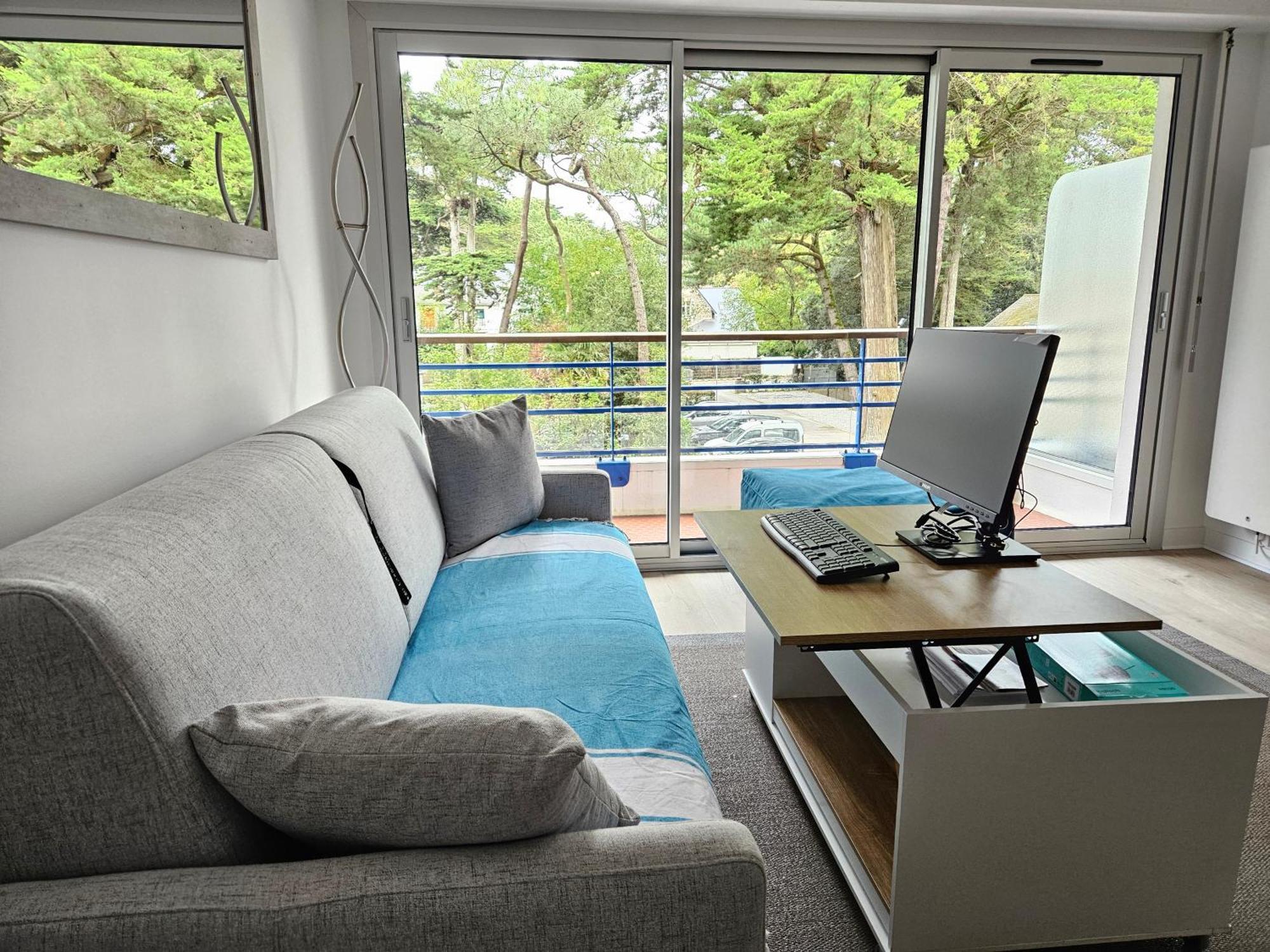 Le Capitole - Studio Plage Benoit Dans Residence Face Mer Ла-Боль-Эскублак Экстерьер фото